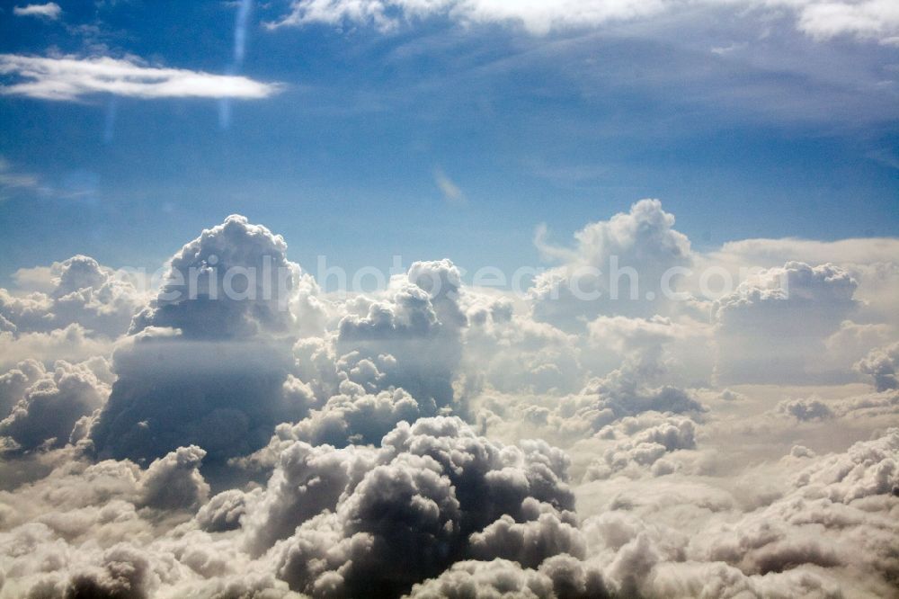 Aerial photograph Imranli - View of a cloud formation over the village / Köyü Imrali in the Pontic Mountains at an altitude of about 3500 m in the province / Il Kastamonu in Turkey / Turkiye