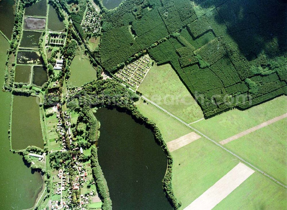 Aerial image Wriezen / BRB - Wriezener See aus 6000 ft Höhe.