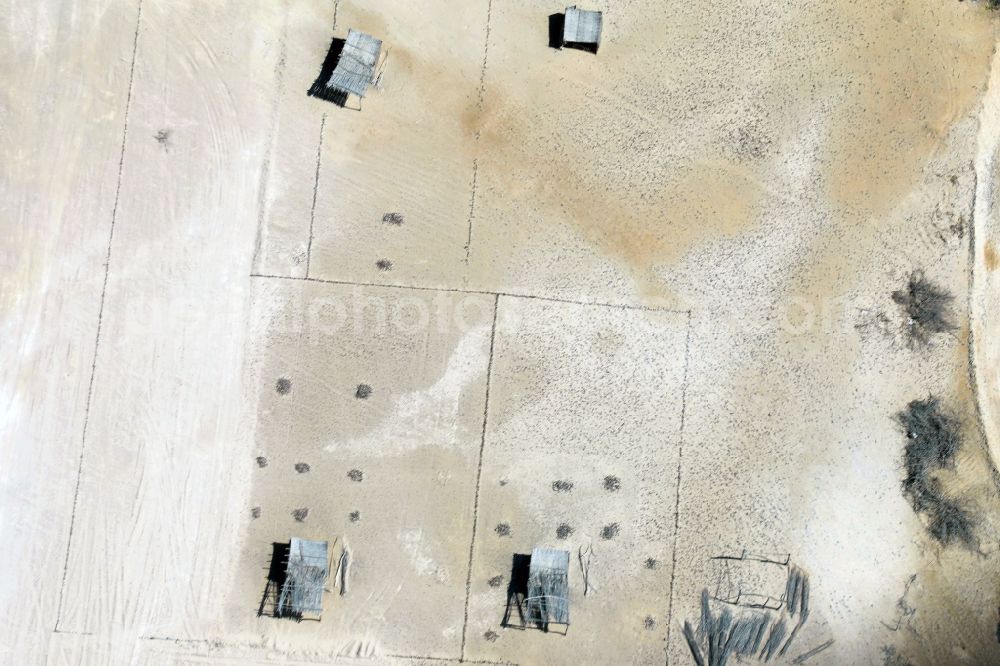 Nasca from the bird's eye view: Deserts and steppe landscape in Nasca in Ica, Peru