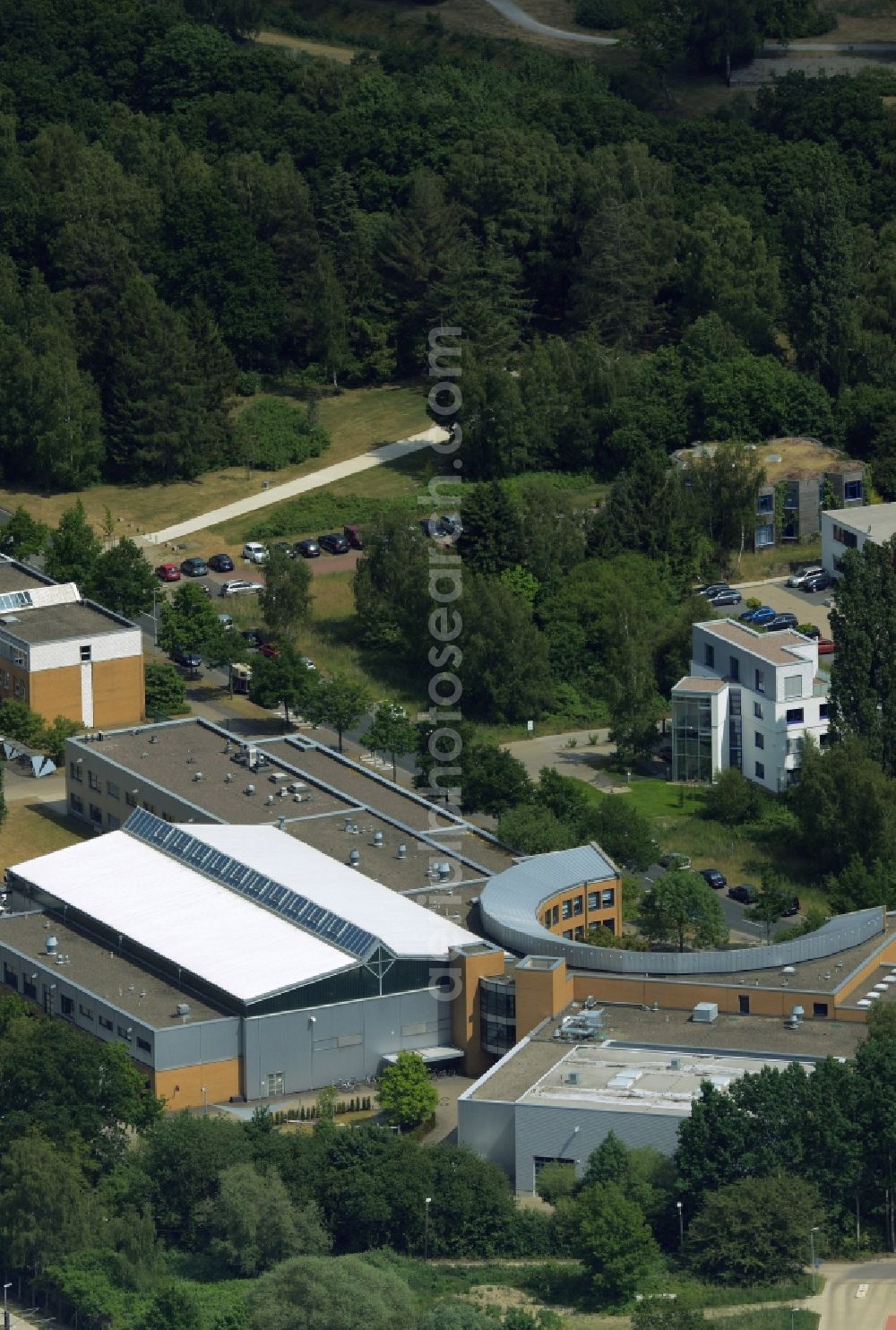 Aerial photograph Hannover - Business Park WTH - Science and Technology Park Hannover in the state Lower Saxony