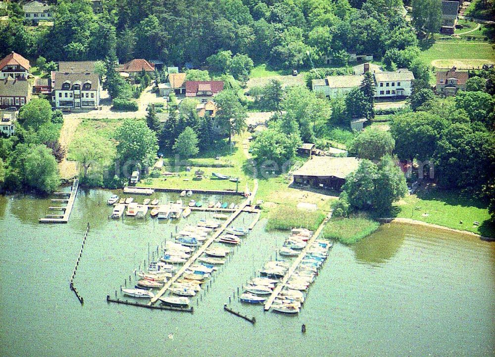 Aerial photograph Diensdorf - Yachthafen Diensdorf am Scharmützelsee in Brandenburg