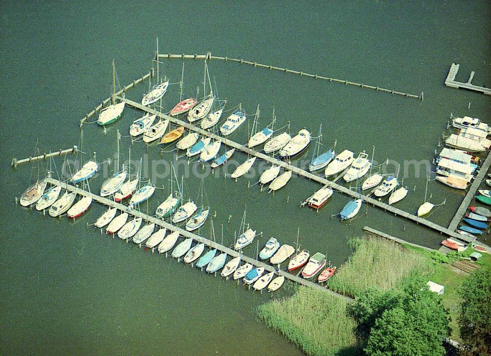 Aerial photograph Diensdorf - Yachthafen Diensdorf am Scharmützelsee in Brandenburg