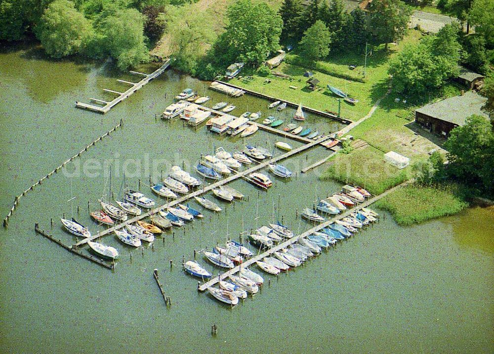 Aerial photograph Diensdorf - Yachthafen Diensdorf am Scharmützelsee in Brandenburg