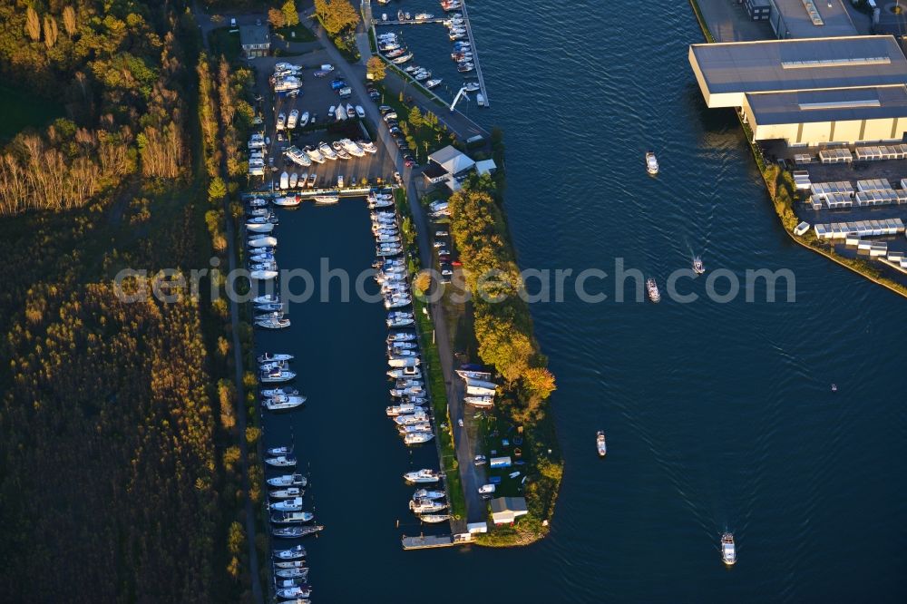 Aerial image Castrop-Rauxel Pöppinghausen - Marina Pöppinghausen in Castrop-Rauxel in the state of North Rhine-Westphalia