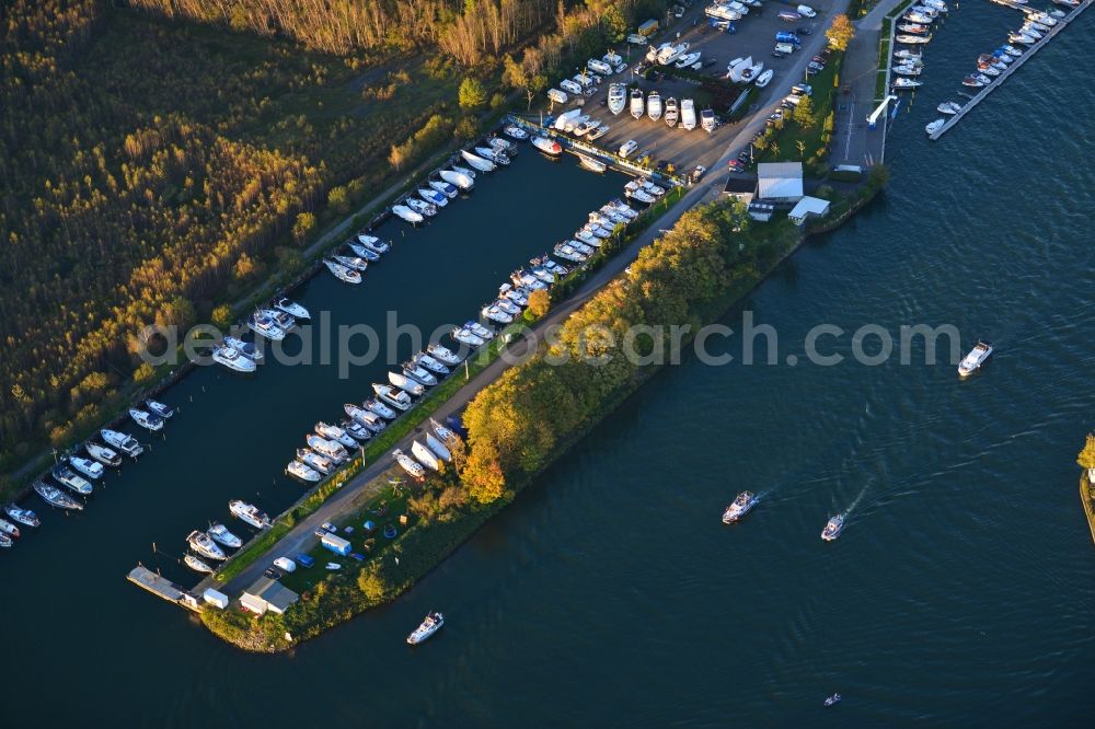 Aerial photograph Castrop-Rauxel Pöppinghausen - Marina Pöppinghausen in Castrop-Rauxel in the state of North Rhine-Westphalia