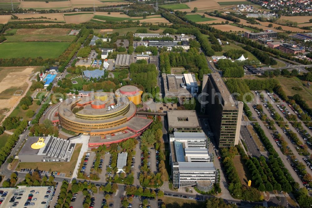 Aerial image Mainz - Studios and TV stations ZDF in Mainz in Rhineland-Palatinate