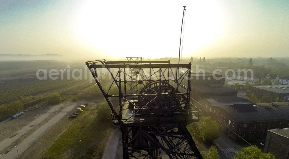 Marl OT Hüls from above - View of the coal-mine Huels in Marl in the state of North Rhine-Westphalia