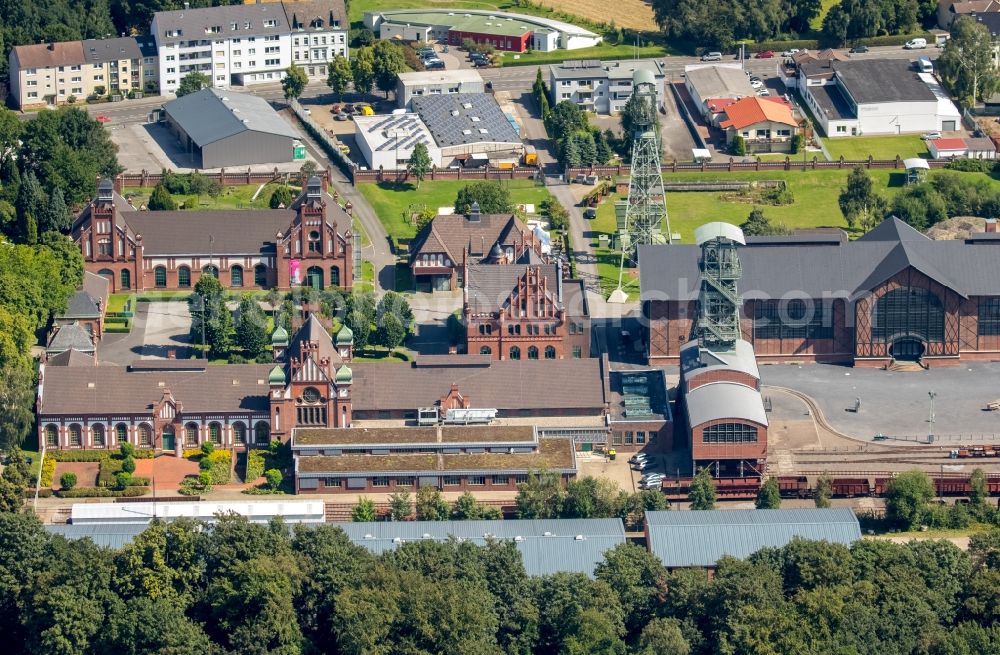 Aerial photograph Dortmund - View of the pit Zollern in Dortmund in the state North Rhine-Westphalia