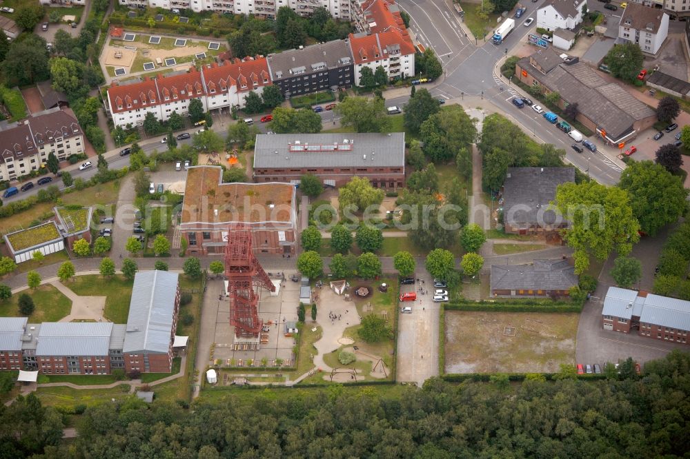 Essen OT Stoppenberg from above - View of the Zeche Zollverein in the district of Stoppenberg in Essen in the state of North Rhine-Westphalia