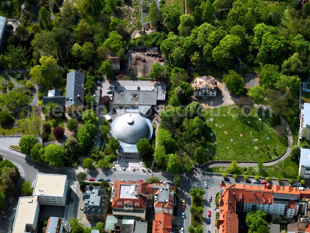 Aerial image Jena - Jena Zeiss-Planetarium in Jena in Thuringia