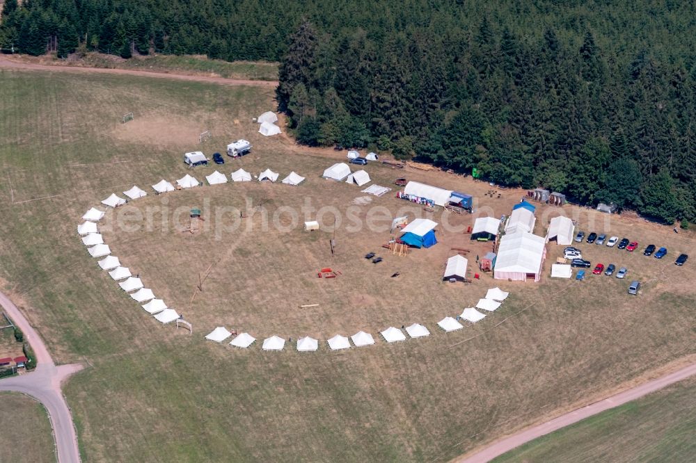 Aerial photograph Freiamt - Summer Camp in Freiamt in the state Baden-Wurttemberg, Germany