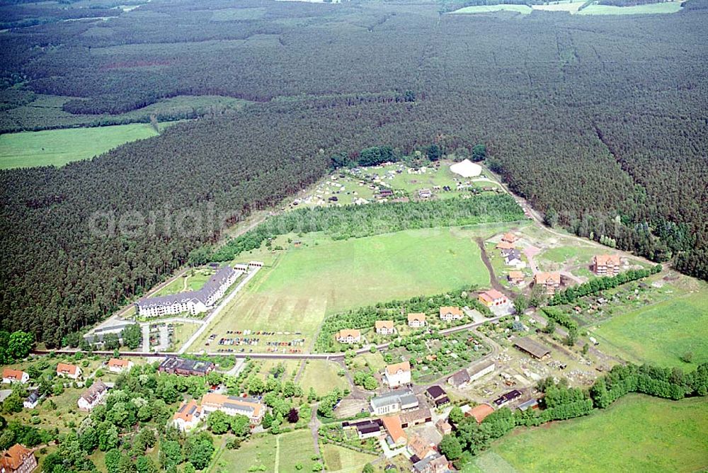 Hohenziatz/ Sachsen-Anhalt from above - 