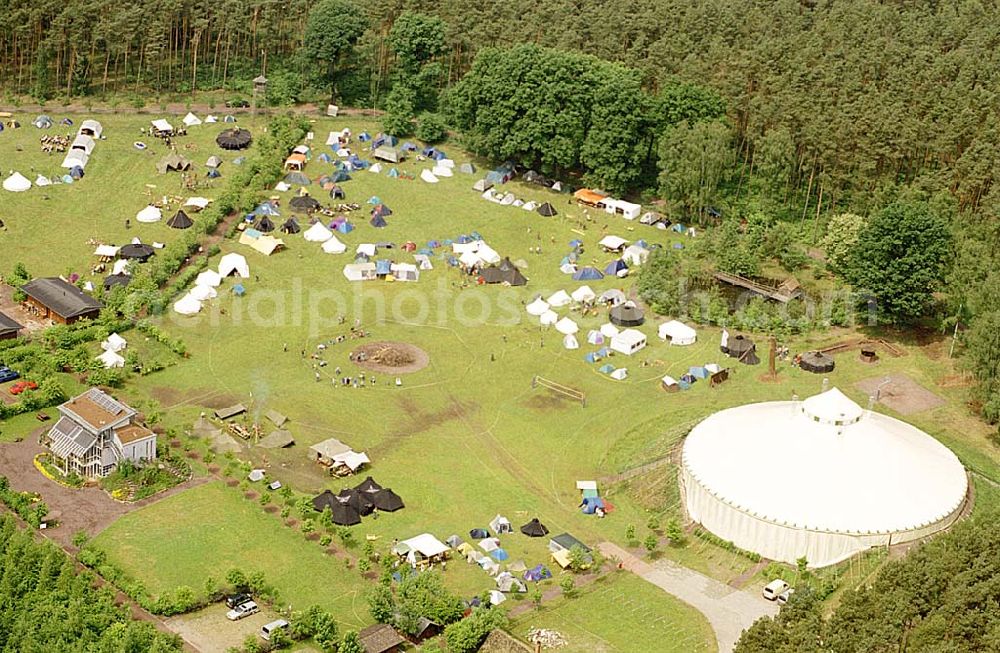 Aerial image Hohenziatz/ Sachsen-Anhalt - 