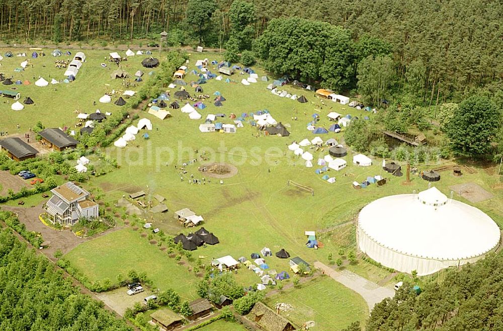 Hohenziatz/ Sachsen-Anhalt from the bird's eye view: 