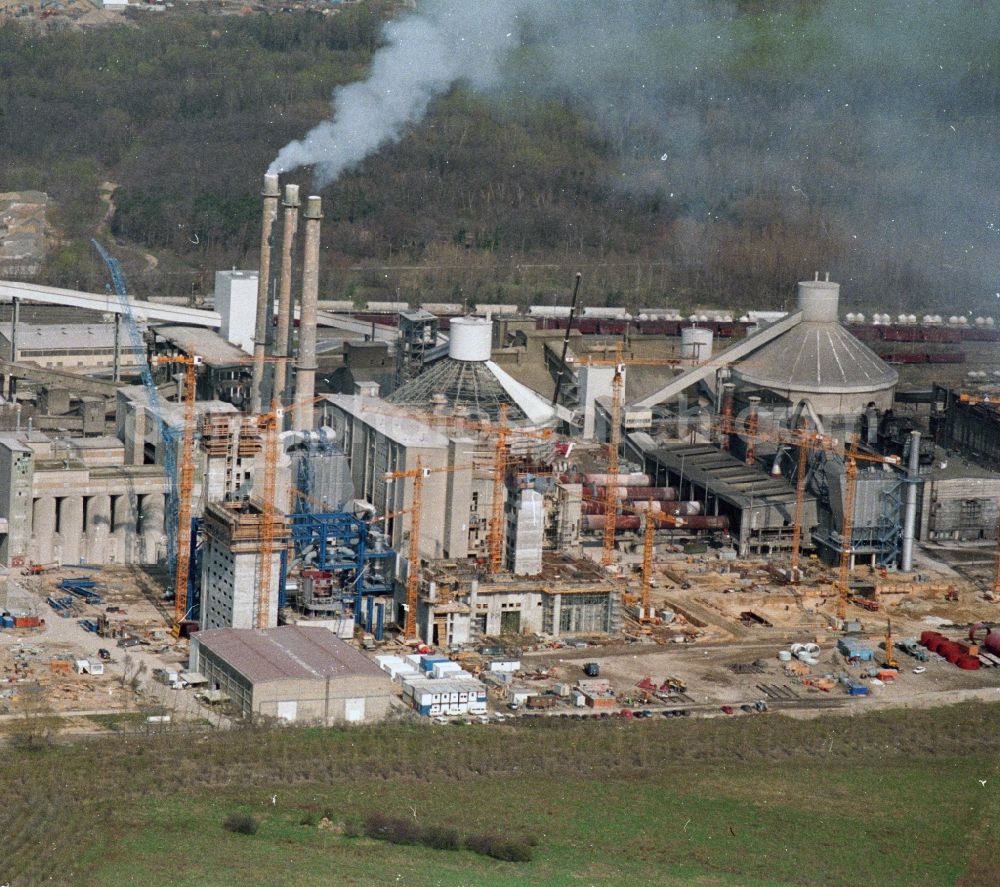 Aerial photograph Rüdersdorf - CEMEX cement plant in Ruedersdorf in Brandenburg