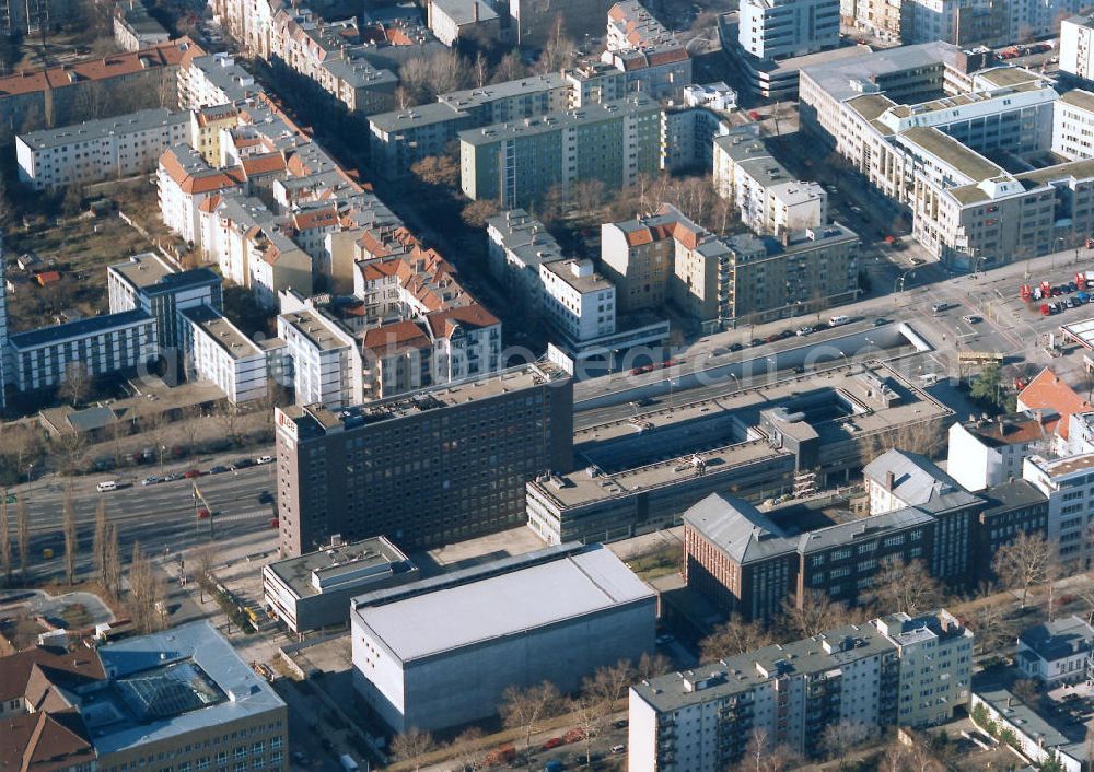 Aerial image Berlin - Wilmersdorf - Zentrale der Landesbank Berlin an der Bundesallee in Berlin-Wilmersdorf.