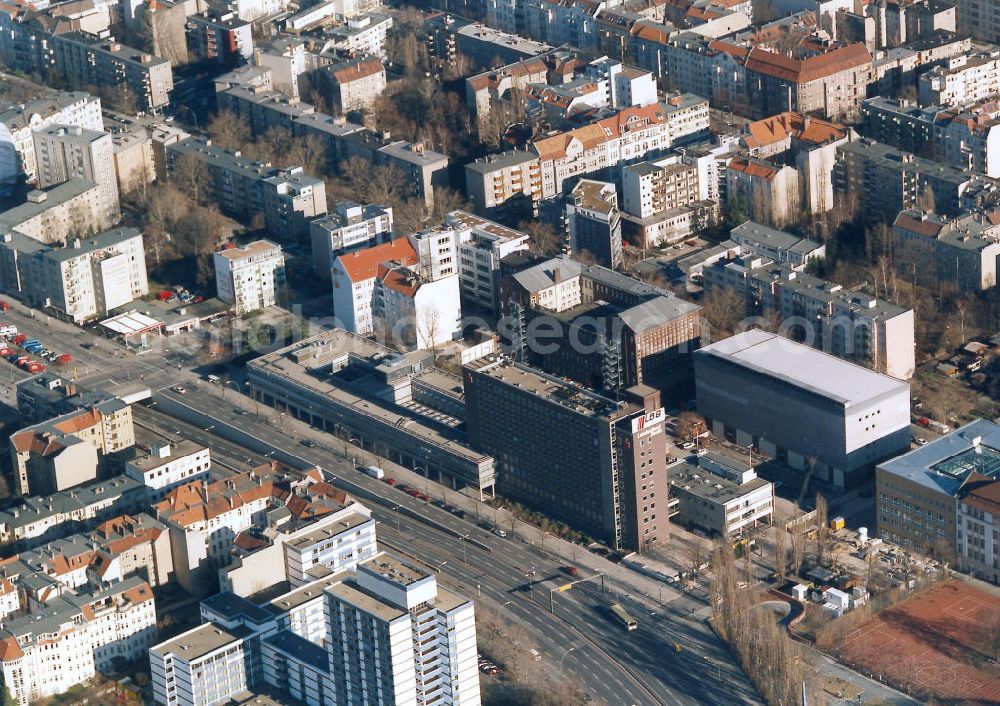 Aerial photograph Berlin - Wilmersdorf - Zentrale der Landesbank Berlin an der Bundesallee in Berlin-Wilmersdorf.