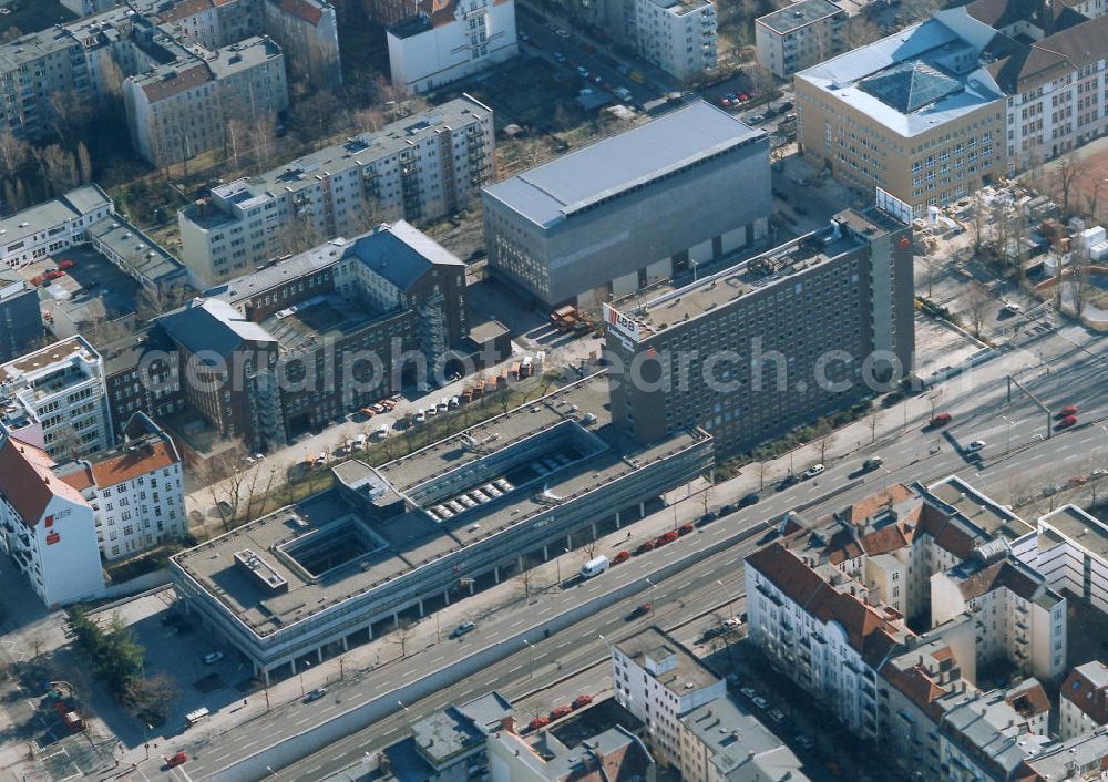 Berlin - Wilmersdorf from above - Zentrale der Landesbank Berlin an der Bundesallee in Berlin-Wilmersdorf.