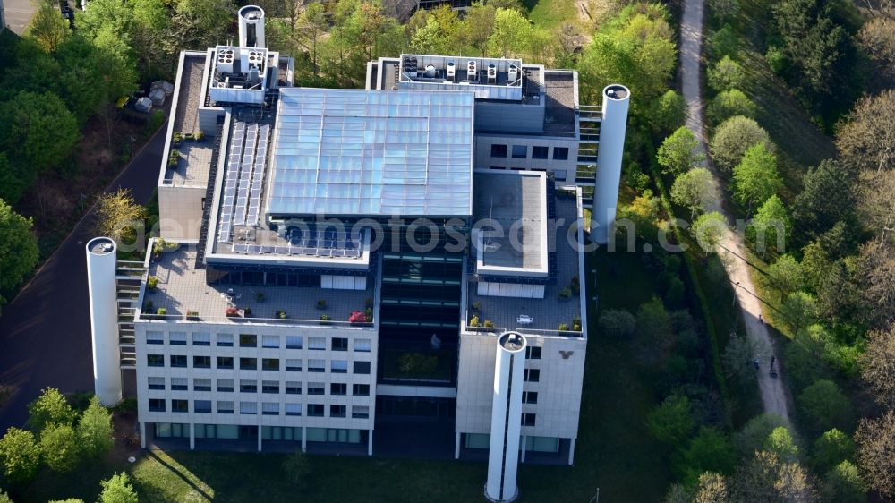 Aerial photograph Bonn - Head office of Volksbank Koeln Bonn eG in Bonn in the state North Rhine-Westphalia, Germany