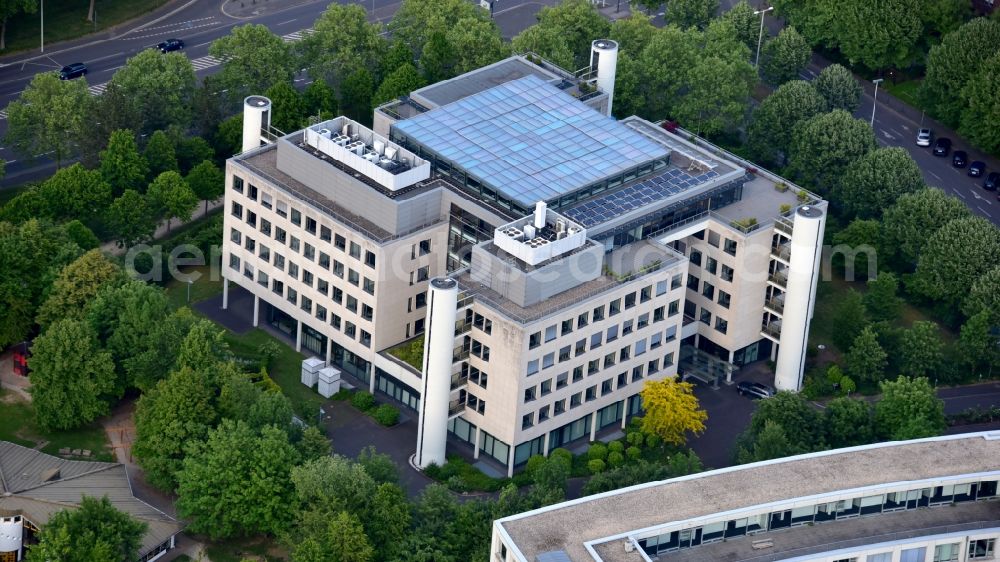 Aerial image Bonn - Head office of Volksbank Koeln Bonn eG in Bonn in the state North Rhine-Westphalia, Germany