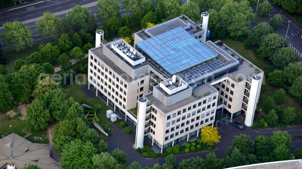 Aerial photograph Bonn - Head office of Volksbank Koeln Bonn eG in Bonn in the state North Rhine-Westphalia, Germany