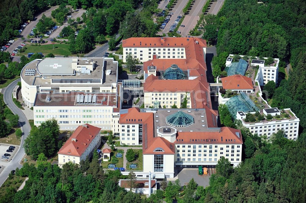 Aerial image Bad Berka - Central Clinik Bad Berka in Thuringia