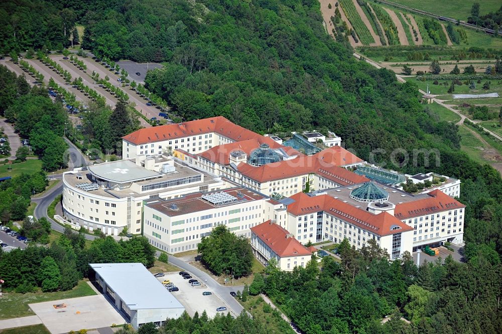 Bad Berka from above - Central Clinik Bad Berka in Thuringia