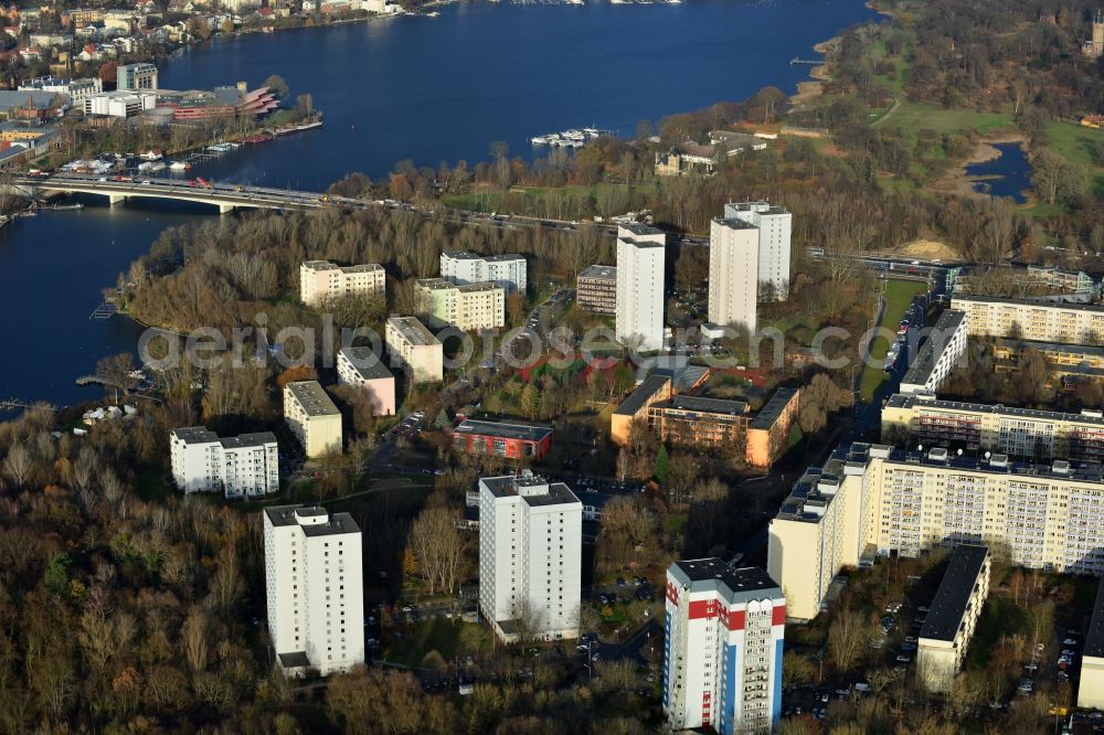 Aerial photograph Potsdam - District view Zentrum Ost in Potsdam in the state Brandenburg