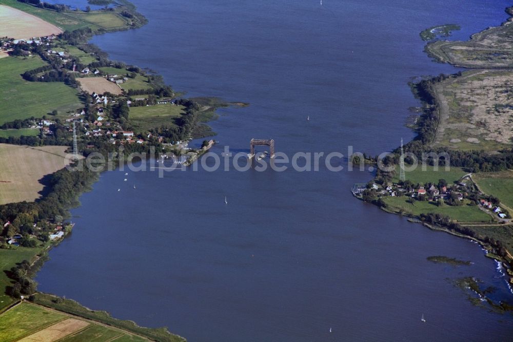 Aerial image Karnin - Destroyed Railway Bridge at Karnin on the island of Usedom in Mecklenburg Western Pomerania