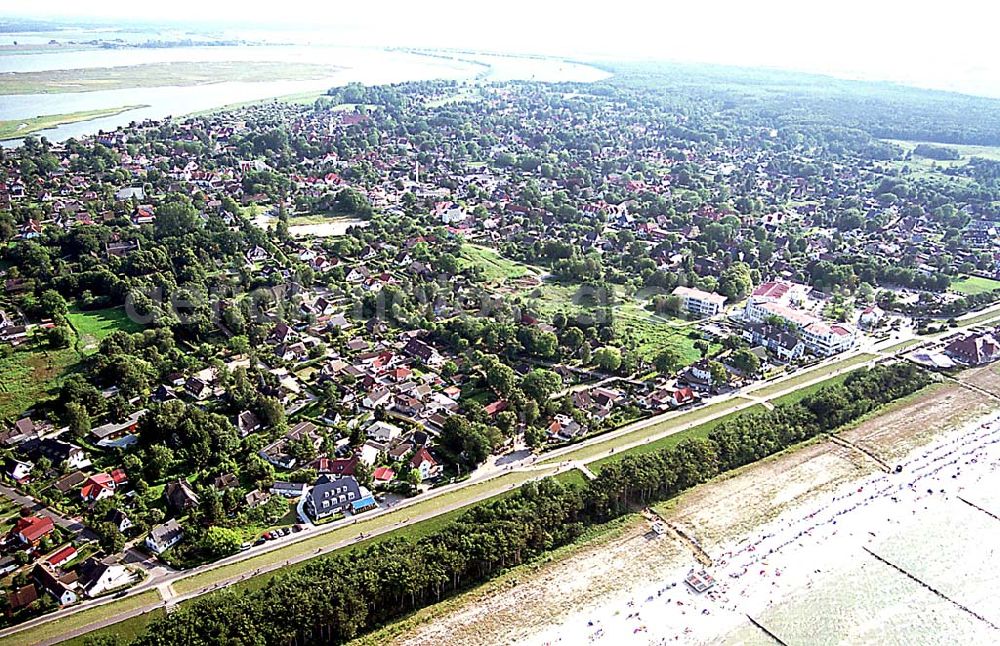 Aerial image Zingst / Mecklenburg Vorpommern - Zingst / Mecklenburg Vorpommern Stadtansicht von Zingst