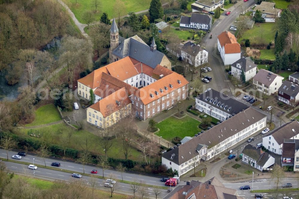 Aerial image Mülheim - Cistercian Monastery Saarn in Mülheim in the state of North Rhine-Westphalia