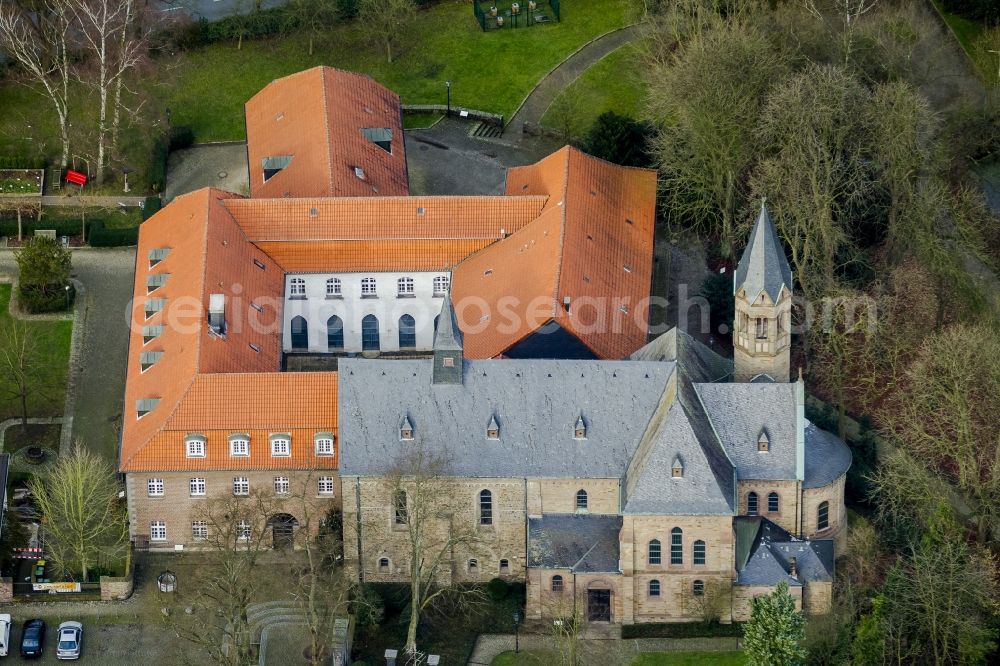 Aerial image Mülheim - Cistercian Monastery Saarn in Mülheim in the state of North Rhine-Westphalia