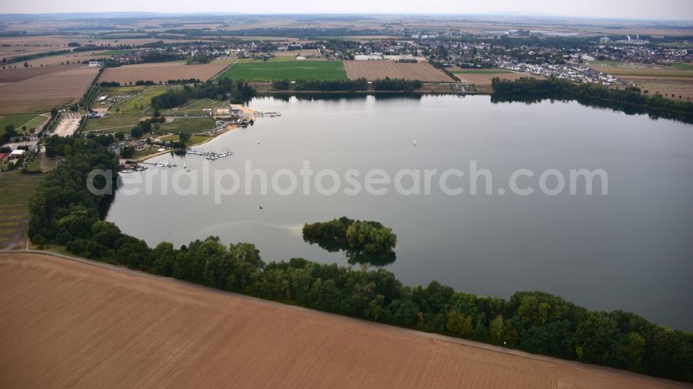 Aerial photograph Zülpich - Zuelpicher See at in Zuelpich in the state North Rhine-Westphalia, Germany