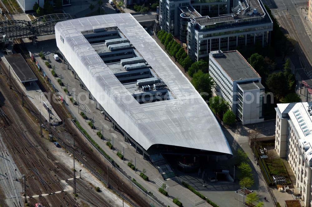 Aerial image München - Central Bus Station to Arnulfstrasse the Public Transportation in the district Ludwigsvorstadt in Munich in the state Bavaria, Germany