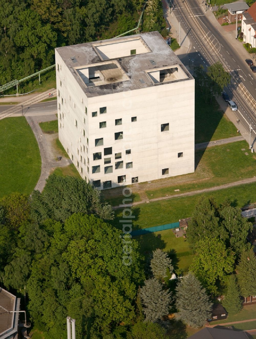 Essen OT Stoppenberg from above - View of the Zollverein - Kubus in the district of Stoppenberg in Essen in the state of North Rhine-Westphalia