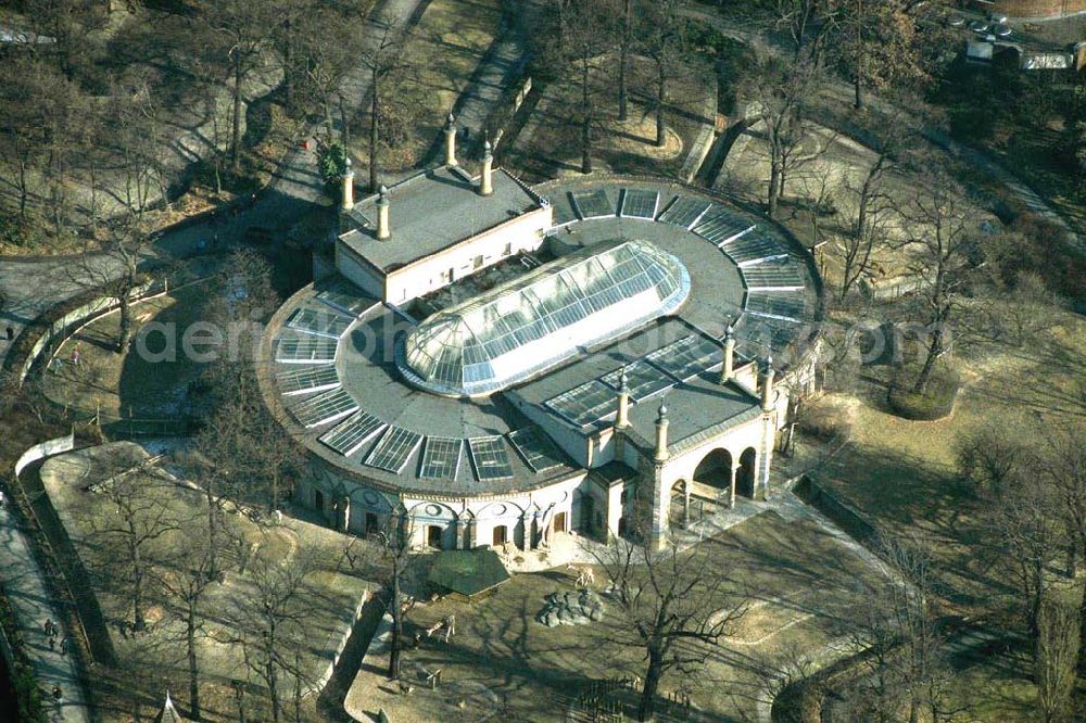 Aerial photograph Berlin - Charlottenburg - Zoo Berlin.