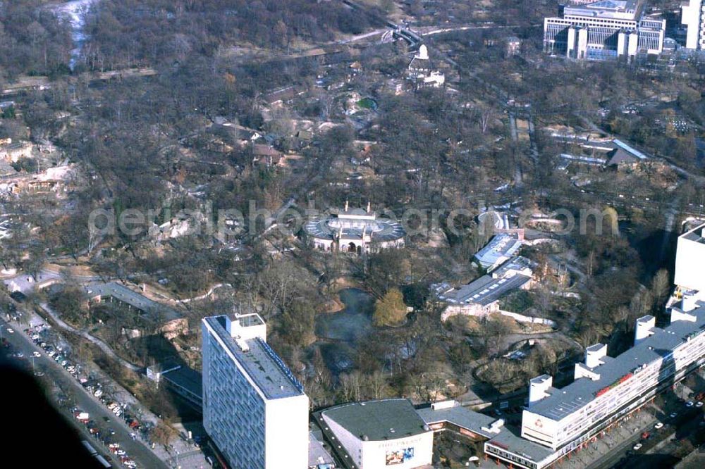 Berlin - Charlottenburg from above - Zoo Berlin Umbau.