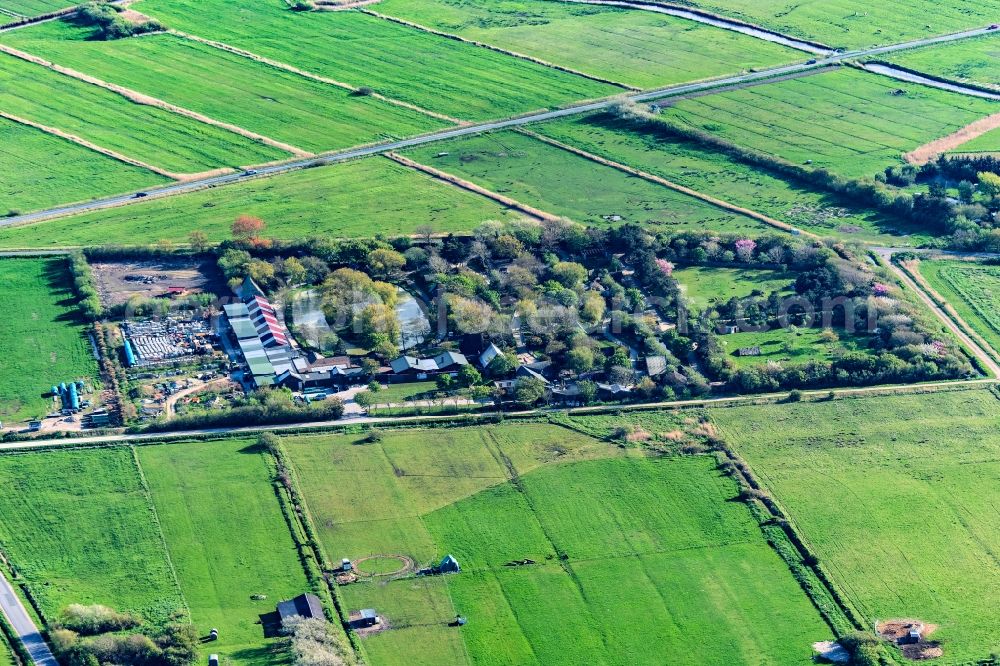 Sylt from above - Zoo grounds Tinnum in the district Tinnum in Sylt on Island Sylt in the state Schleswig-Holstein, Germany