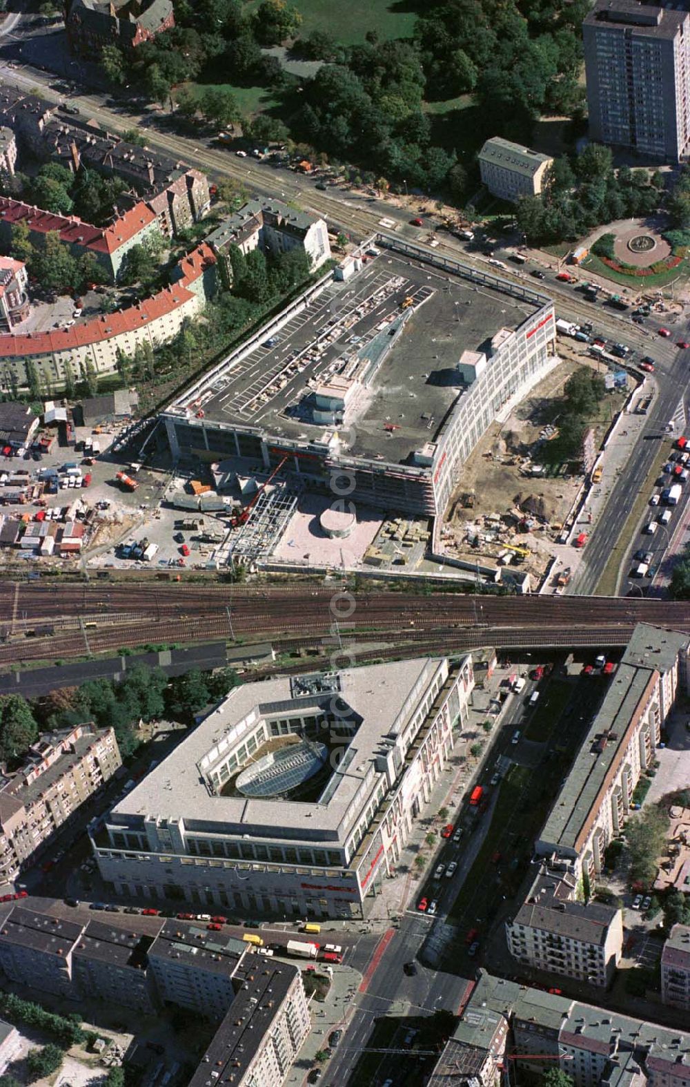 Aerial image Berlin-Friedrichshain - 