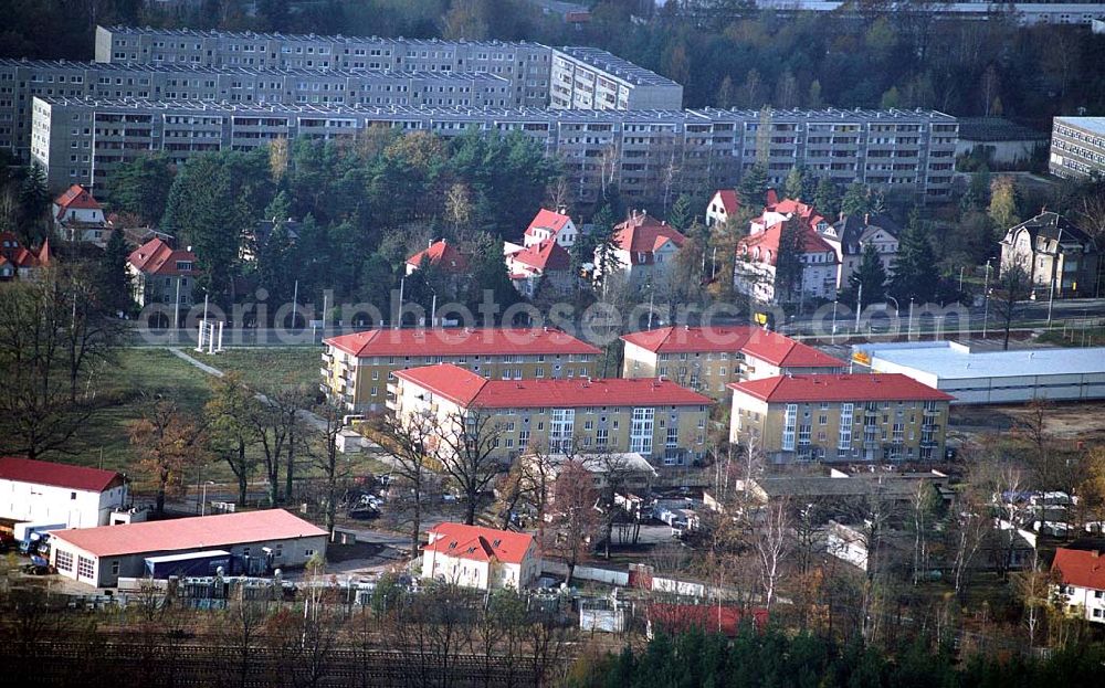 Infrared aerial photograph Dresden-Klotsche - 14.11.2004 Dresden Wohnpark der HVB Immobilien AG an der Königsbrücker Landstraße östlich des Flughafens Dresden-Klotsche.