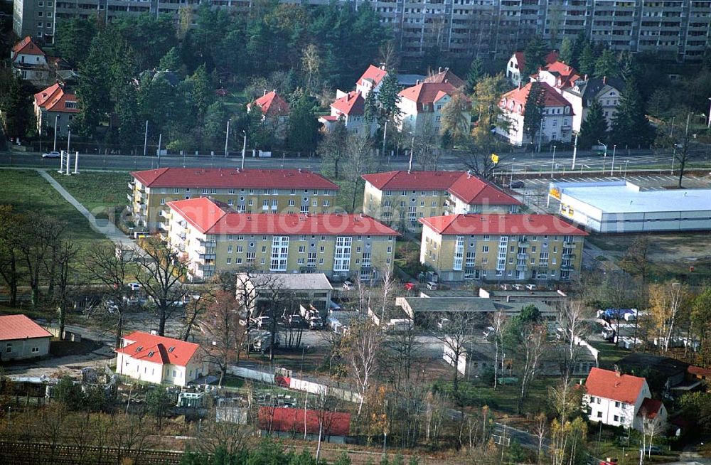 Infrared aerial photograph Dresden-Klotsche - 14.11.2004 Dresden Wohnpark der HVB Immobilien AG an der Königsbrücker Landstraße östlich des Flughafens Dresden-Klotsche.