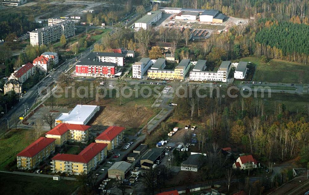 Infrared aerial photograph Dresden-Klotsche - 14.11.2004 Dresden Wohnpark der HVB Immobilien AG an der Königsbrücker Landstraße östlich des Flughafens Dresden-Klotsche.