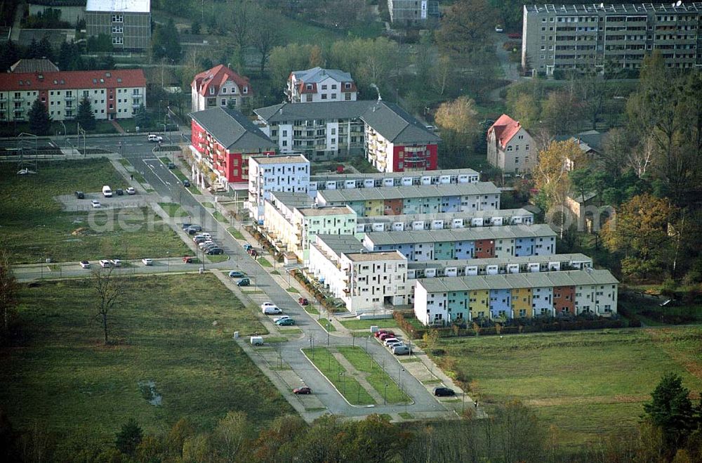 Infrared aerial photograph Dresden-Klotsche - 14.11.2004 Dresden Wohnpark der HVB Immobilien AG an der Königsbrücker Landstraße östlich des Flughafens Dresden-Klotsche.