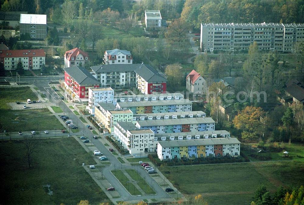 Infrared aerial photograph Dresden-Klotsche - 14.11.2004 Dresden Wohnpark der HVB Immobilien AG an der Königsbrücker Landstraße östlich des Flughafens Dresden-Klotsche.