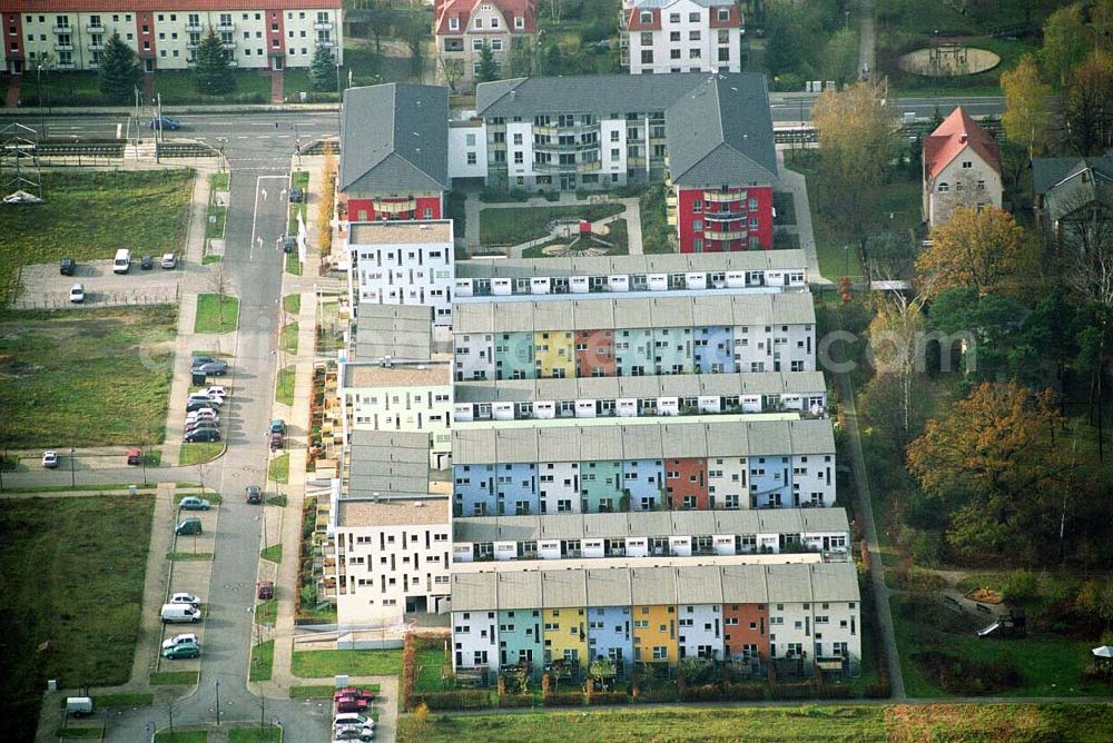 Infrared aerial photograph Dresden-Klotsche - 14.11.2004 Dresden Wohnpark der HVB Immobilien AG an der Königsbrücker Landstraße östlich des Flughafens Dresden-Klotsche.