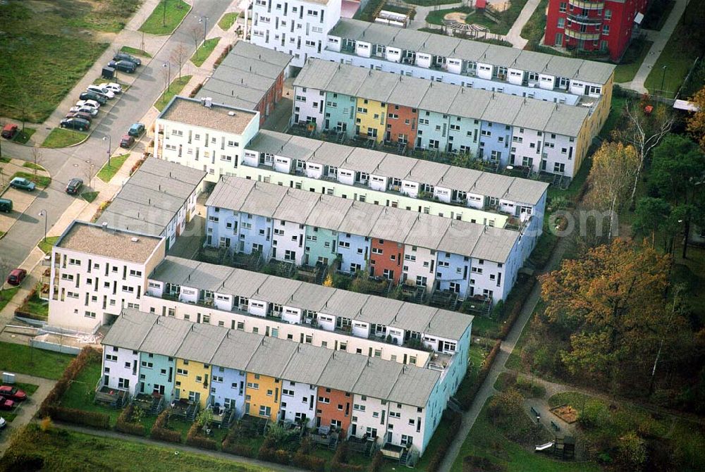 Infrared aerial photograph Dresden-Klotsche - 14.11.2004 Dresden Wohnpark der HVB Immobilien AG an der Königsbrücker Landstraße östlich des Flughafens Dresden-Klotsche.