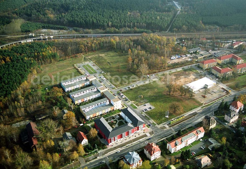 Infrared aerial photograph Dresden-Klotsche - 14.11.2004 Dresden Wohnpark der HVB Immobilien AG an der Königsbrücker Landstraße östlich des Flughafens Dresden-Klotsche.