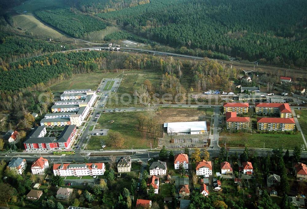 Infrared aerial photograph Dresden-Klotsche - 14.11.2004 Dresden Wohnpark der HVB Immobilien AG an der Königsbrücker Landstraße östlich des Flughafens Dresden-Klotsche.