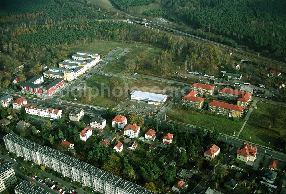 Infrared aerial photograph Dresden-Klotsche - 14.11.2004 Dresden Wohnpark der HVB Immobilien AG an der Königsbrücker Landstraße östlich des Flughafens Dresden-Klotsche.