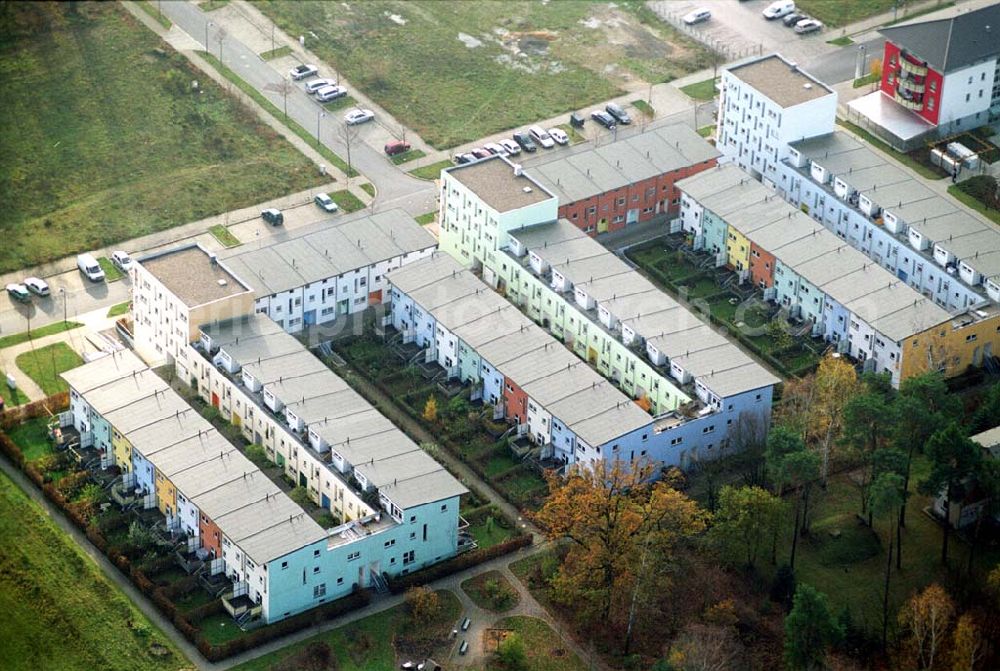 Infrared aerial photograph Dresden-Klotsche - 14.11.2004 Dresden Wohnpark der HVB Immobilien AG an der Königsbrücker Landstraße östlich des Flughafens Dresden-Klotsche.